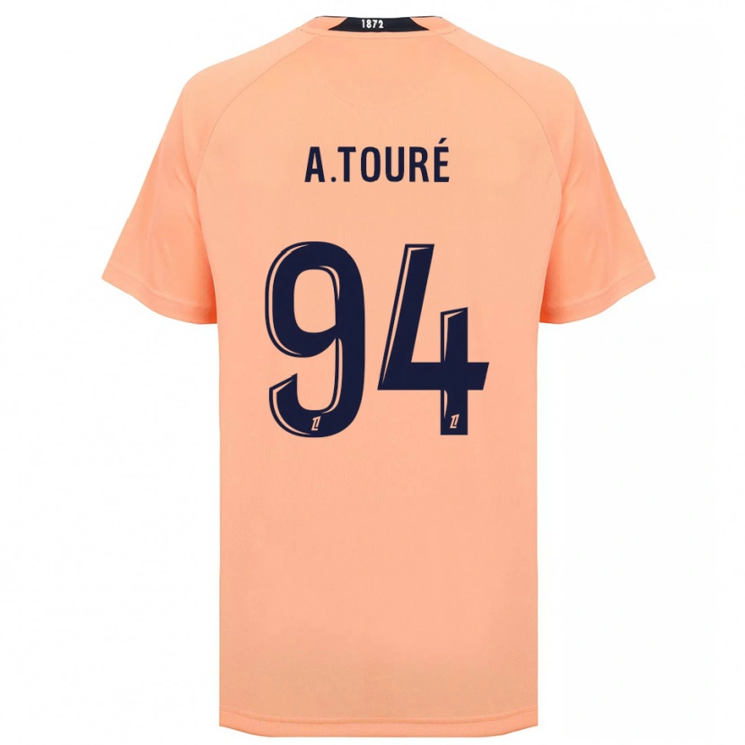 Danxen Herren Abdoulaye Touré #94 Orange Marineblau Auswärtstrikot Trikot 2025/26 T-Shirt Schweiz