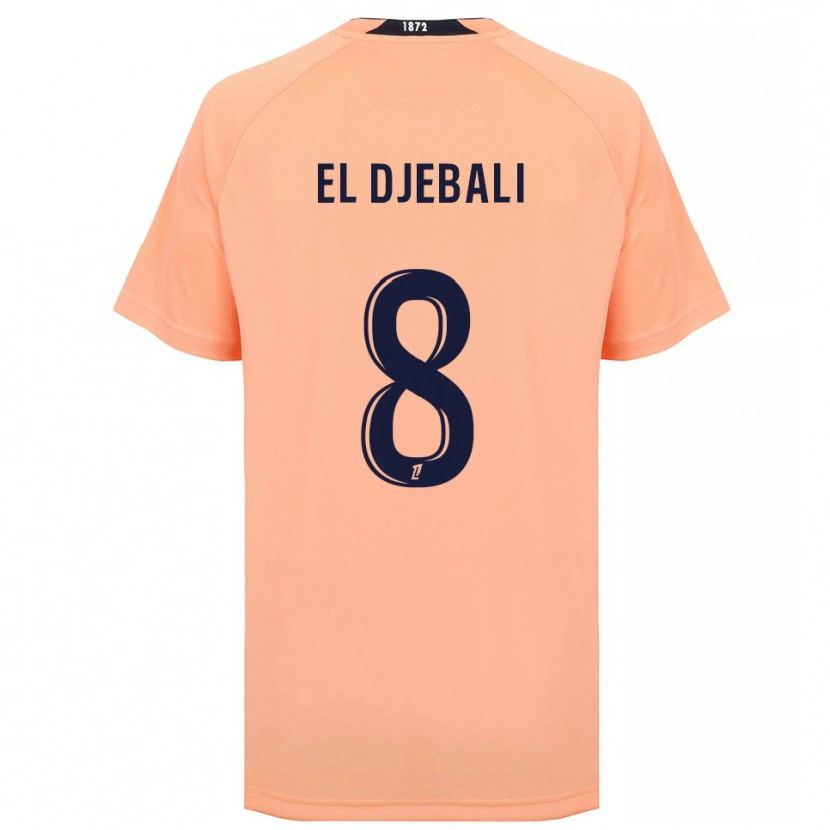 Danxen Herren Rayan El Djebali #8 Orange Marineblau Auswärtstrikot Trikot 2025/26 T-Shirt Schweiz