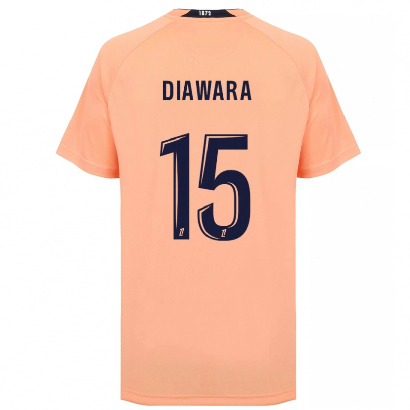 Danxen Herren Kandet Diawara #15 Orange Marineblau Auswärtstrikot Trikot 2025/26 T-Shirt Schweiz