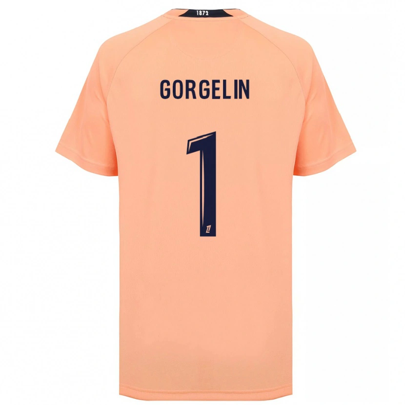 Danxen Herren Mathieu Gorgelin #1 Orange Marineblau Auswärtstrikot Trikot 2025/26 T-Shirt Schweiz