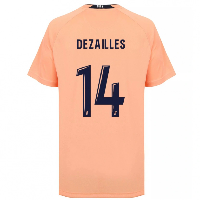Danxen Herren Arsène Dezailles #14 Orange Marineblau Auswärtstrikot Trikot 2025/26 T-Shirt Schweiz