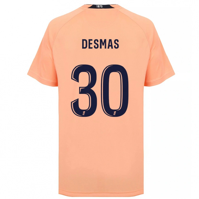 Danxen Herren Arthur Desmas #30 Orange Marineblau Auswärtstrikot Trikot 2025/26 T-Shirt Schweiz