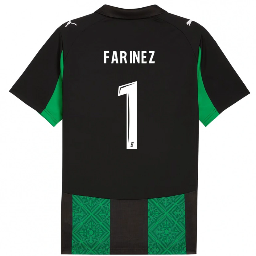 Danxen Herren Wuilker Fariñez #1 Schwarz Grün Auswärtstrikot Trikot 2025/26 T-Shirt Schweiz