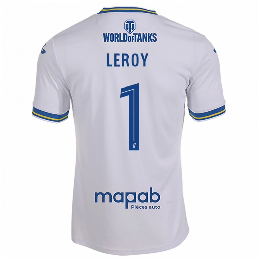 Danxen Herren Benjamin Leroy #1 Weiß Himmelblau Auswärtstrikot Trikot 2025/26 T-Shirt Schweiz