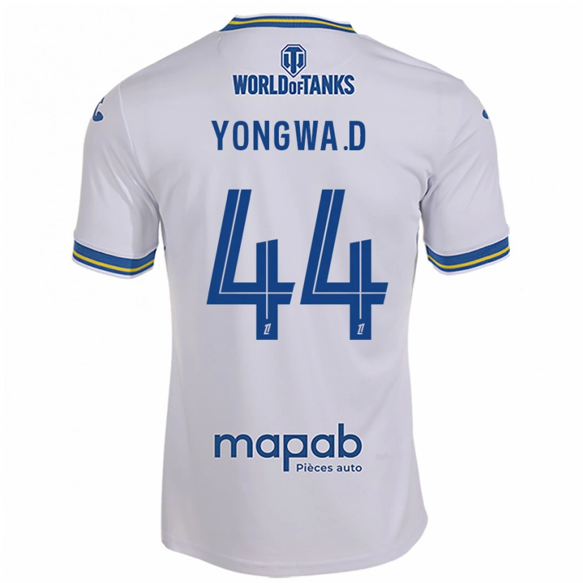 Danxen Herren Darlin Yongwa #44 Weiß Himmelblau Auswärtstrikot Trikot 2025/26 T-Shirt Schweiz