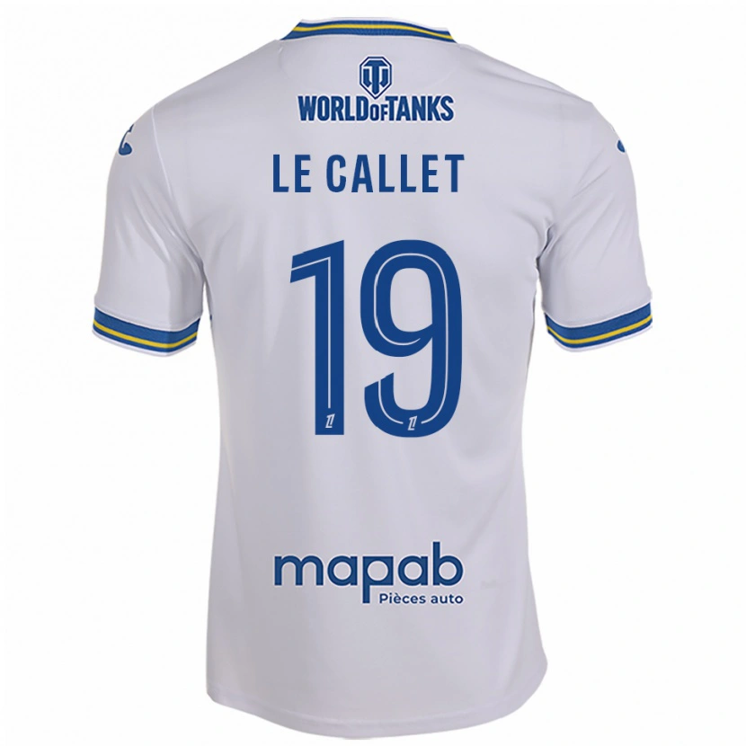 Danxen Herren Tiago Le Callet #19 Weiß Himmelblau Auswärtstrikot Trikot 2025/26 T-Shirt Schweiz