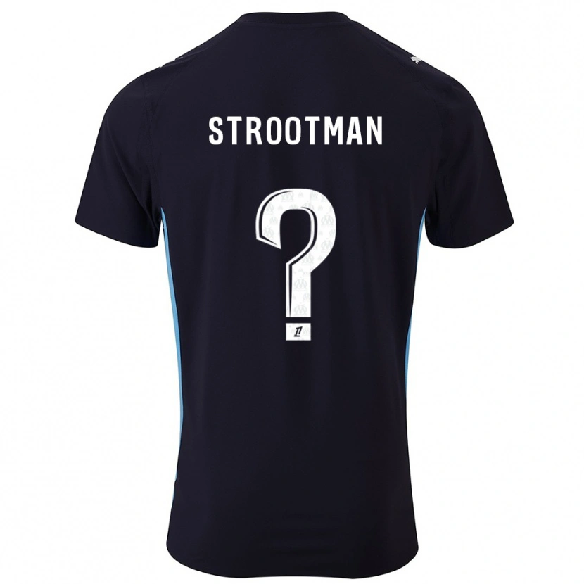 Danxen Herren Kevin Strootman #0 Schwarz Himmelblau Auswärtstrikot Trikot 2025/26 T-Shirt Schweiz