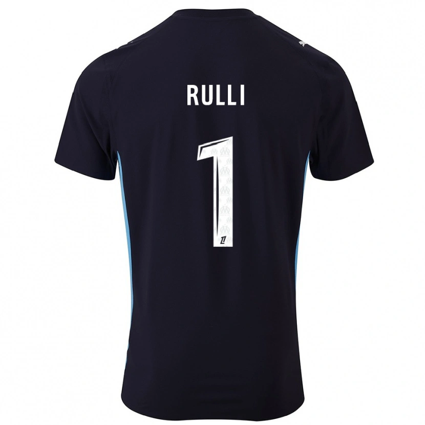 Danxen Herren Gerónimo Rulli #1 Schwarz Himmelblau Auswärtstrikot Trikot 2025/26 T-Shirt Schweiz