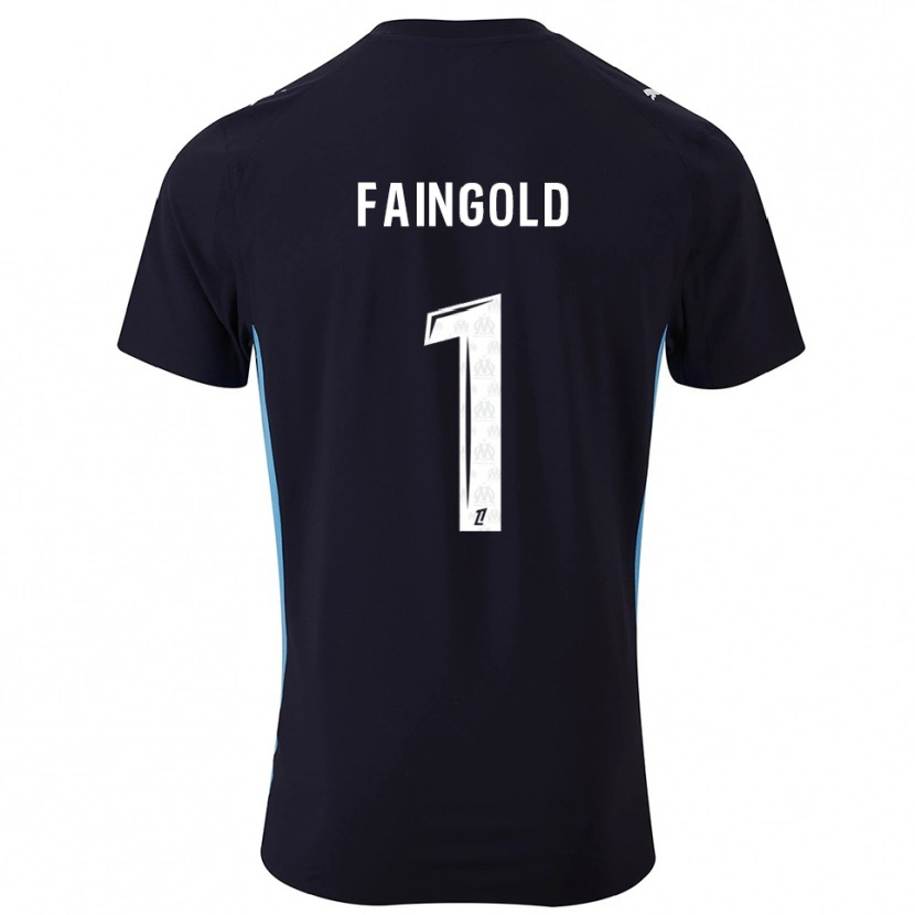Danxen Herren Abbie Faingold #1 Schwarz Himmelblau Auswärtstrikot Trikot 2025/26 T-Shirt Schweiz