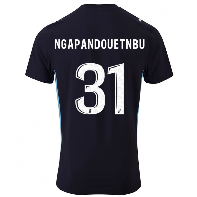 Danxen Herren Simon Ngapandouetnbu #31 Schwarz Himmelblau Auswärtstrikot Trikot 2025/26 T-Shirt Schweiz