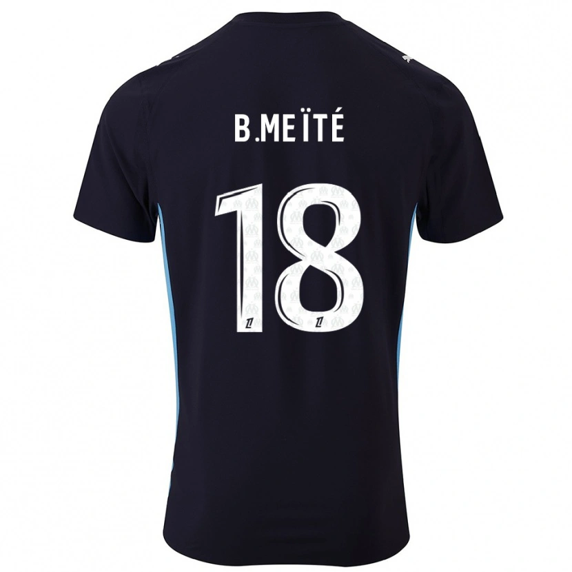 Danxen Herren Bamo Meïté #18 Schwarz Himmelblau Auswärtstrikot Trikot 2025/26 T-Shirt Schweiz