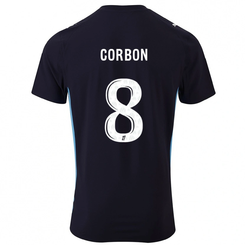 Danxen Herren Max Corbon #8 Schwarz Himmelblau Auswärtstrikot Trikot 2025/26 T-Shirt Schweiz