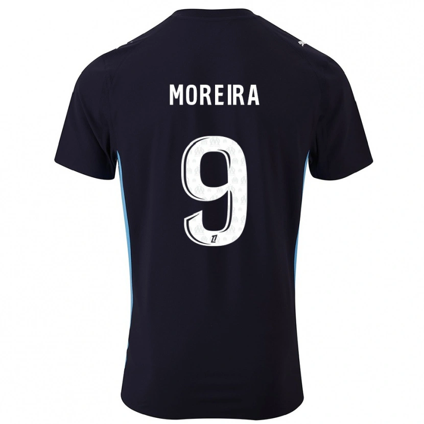 Danxen Herren Iuri Moreira #9 Schwarz Himmelblau Auswärtstrikot Trikot 2025/26 T-Shirt Schweiz