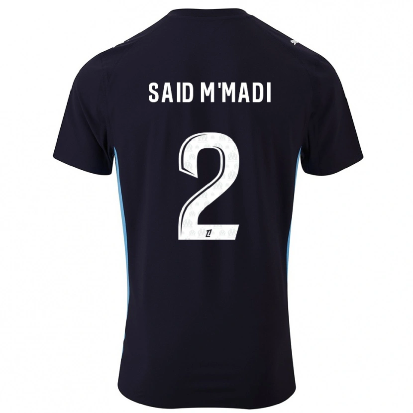 Danxen Herren Yakine Said M'madi #2 Schwarz Himmelblau Auswärtstrikot Trikot 2025/26 T-Shirt Schweiz