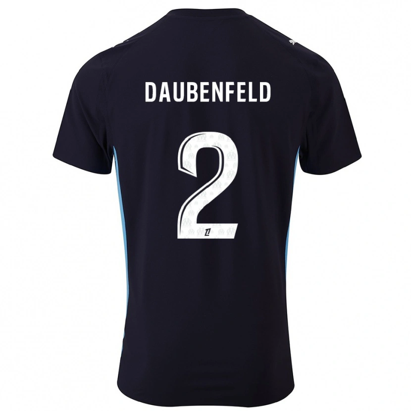 Danxen Herren Lucas Daubenfeld #2 Schwarz Himmelblau Auswärtstrikot Trikot 2025/26 T-Shirt Schweiz