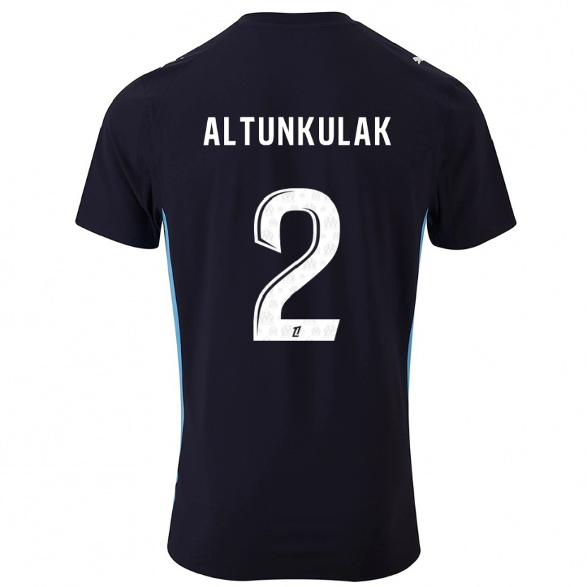 Danxen Herren Selen Altunkulak #2 Schwarz Himmelblau Auswärtstrikot Trikot 2025/26 T-Shirt Schweiz