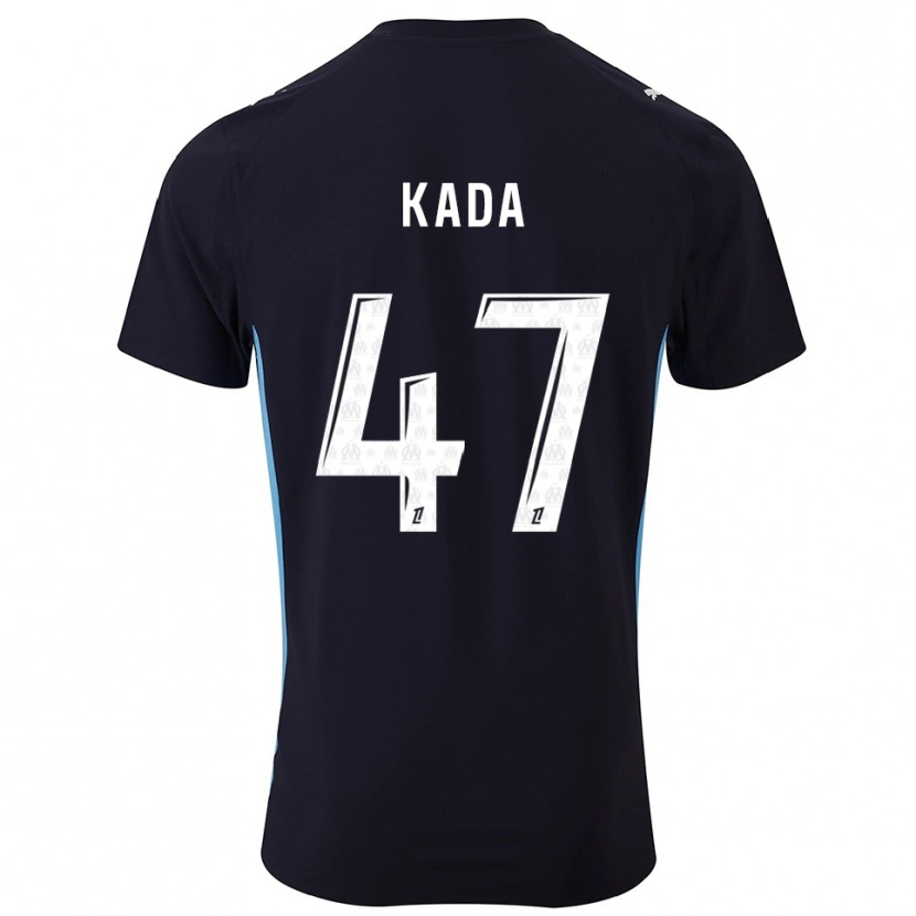Danxen Herren Joakim Kada #47 Schwarz Himmelblau Auswärtstrikot Trikot 2025/26 T-Shirt Schweiz