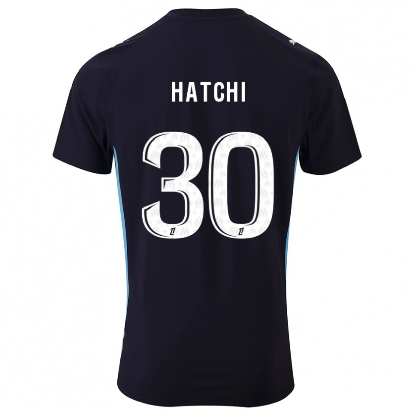 Danxen Herren Anaïs Hatchi #30 Schwarz Himmelblau Auswärtstrikot Trikot 2025/26 T-Shirt Schweiz
