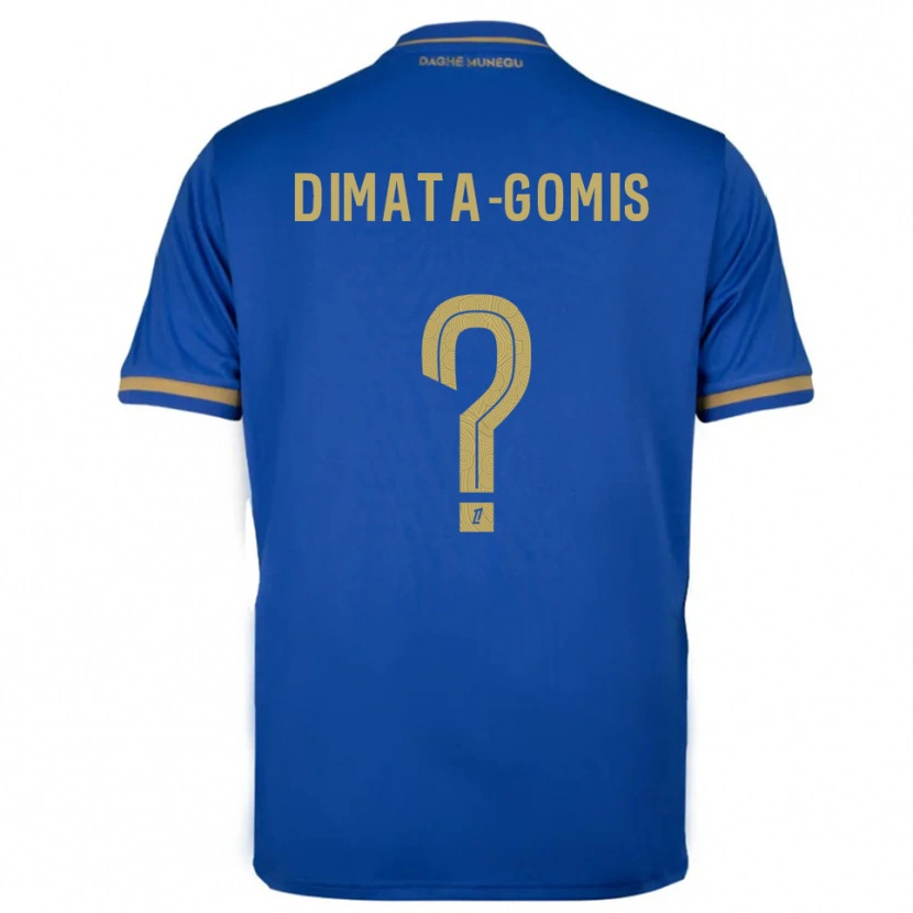 Danxen Herren Kamron Dimata-Gomis #0 Blau Gold Auswärtstrikot Trikot 2025/26 T-Shirt Schweiz