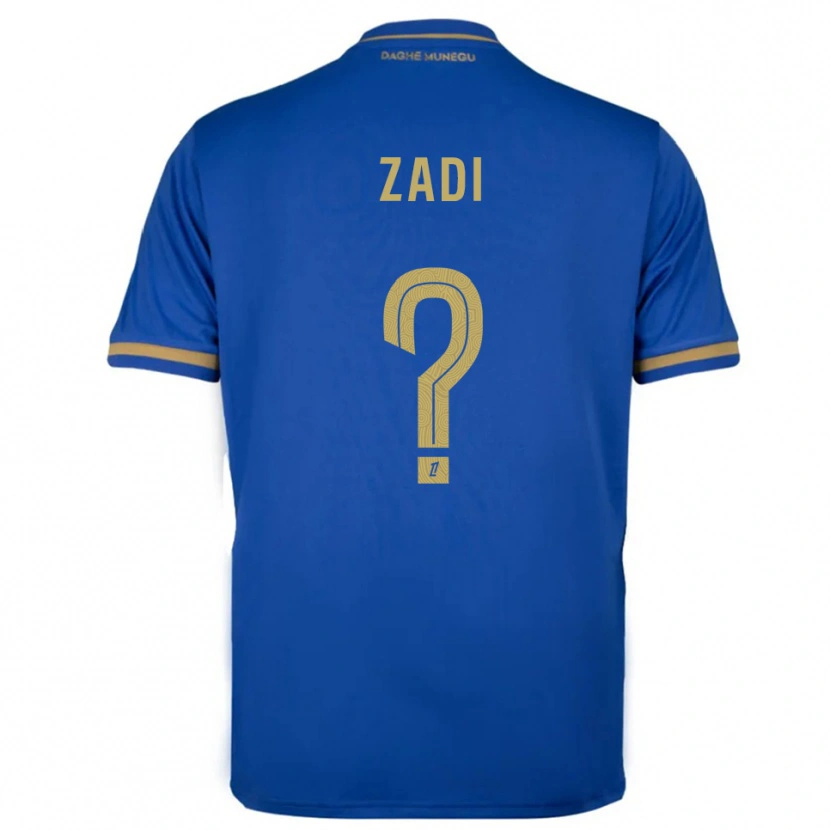Danxen Herren Alain Zadi #0 Blau Gold Auswärtstrikot Trikot 2025/26 T-Shirt Schweiz