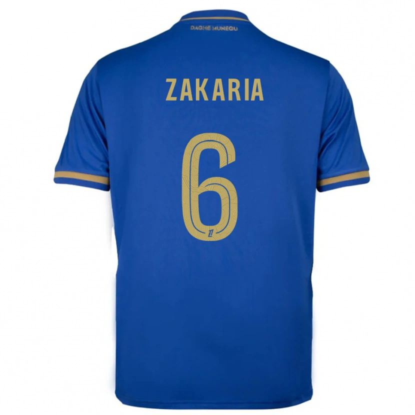 Danxen Herren Denis Zakaria #6 Blau Gold Auswärtstrikot Trikot 2025/26 T-Shirt Schweiz
