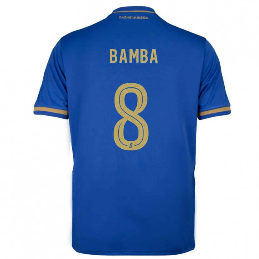 Danxen Herren Aladji Bamba #8 Blau Gold Auswärtstrikot Trikot 2025/26 T-Shirt Schweiz