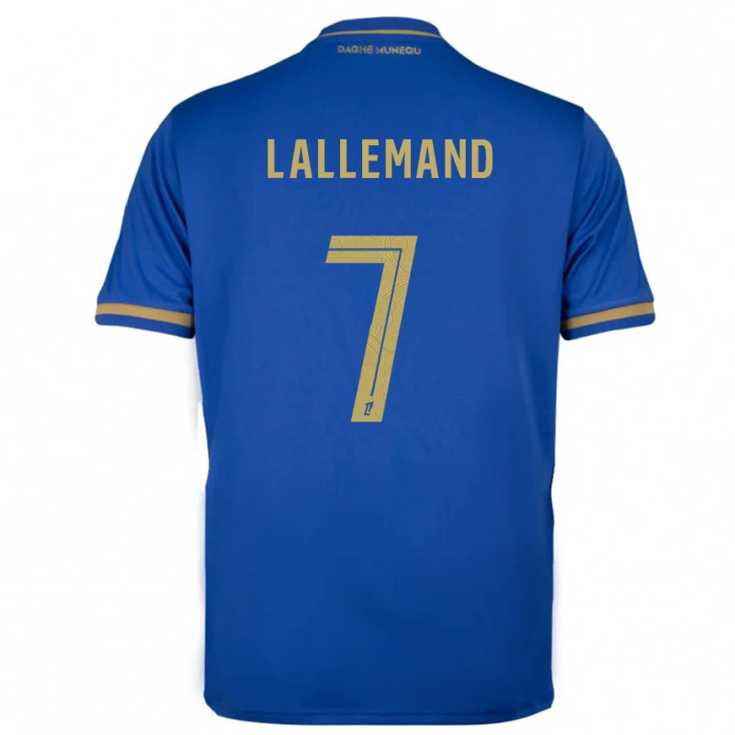 Danxen Herren Nassim Lallemand #7 Blau Gold Auswärtstrikot Trikot 2025/26 T-Shirt Schweiz