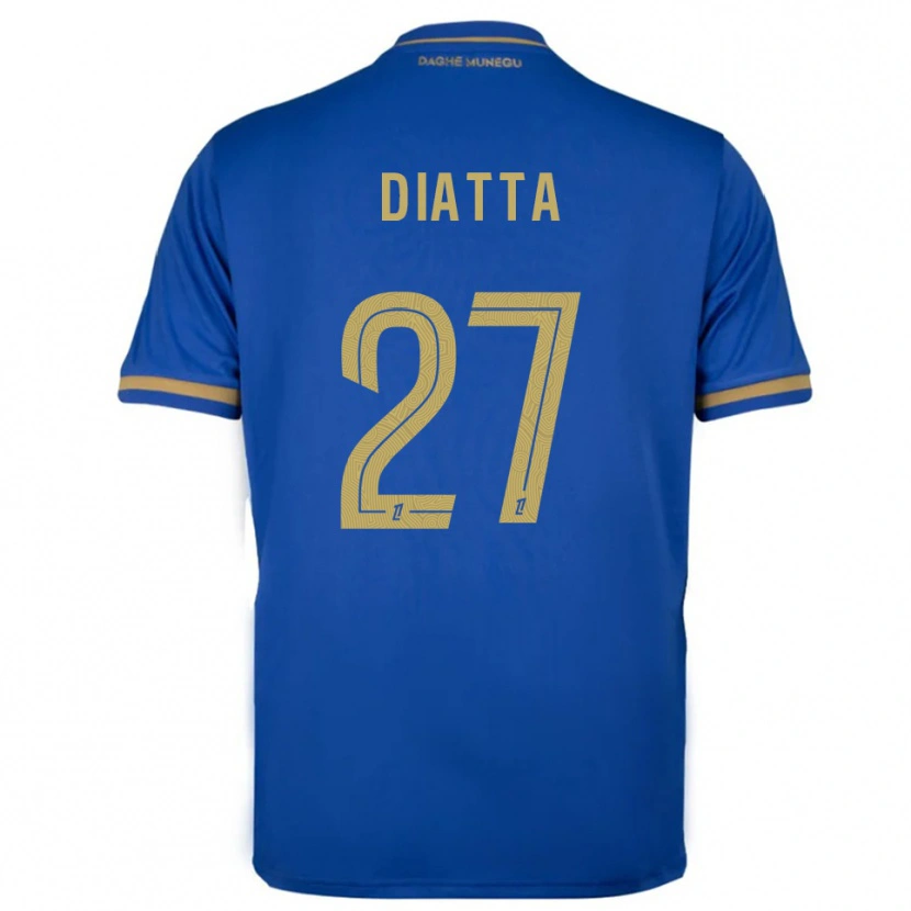 Danxen Herren Krépin Diatta #27 Blau Gold Auswärtstrikot Trikot 2025/26 T-Shirt Schweiz