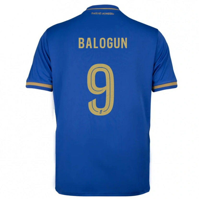 Danxen Herren Folarin Balogun #9 Blau Gold Auswärtstrikot Trikot 2025/26 T-Shirt Schweiz