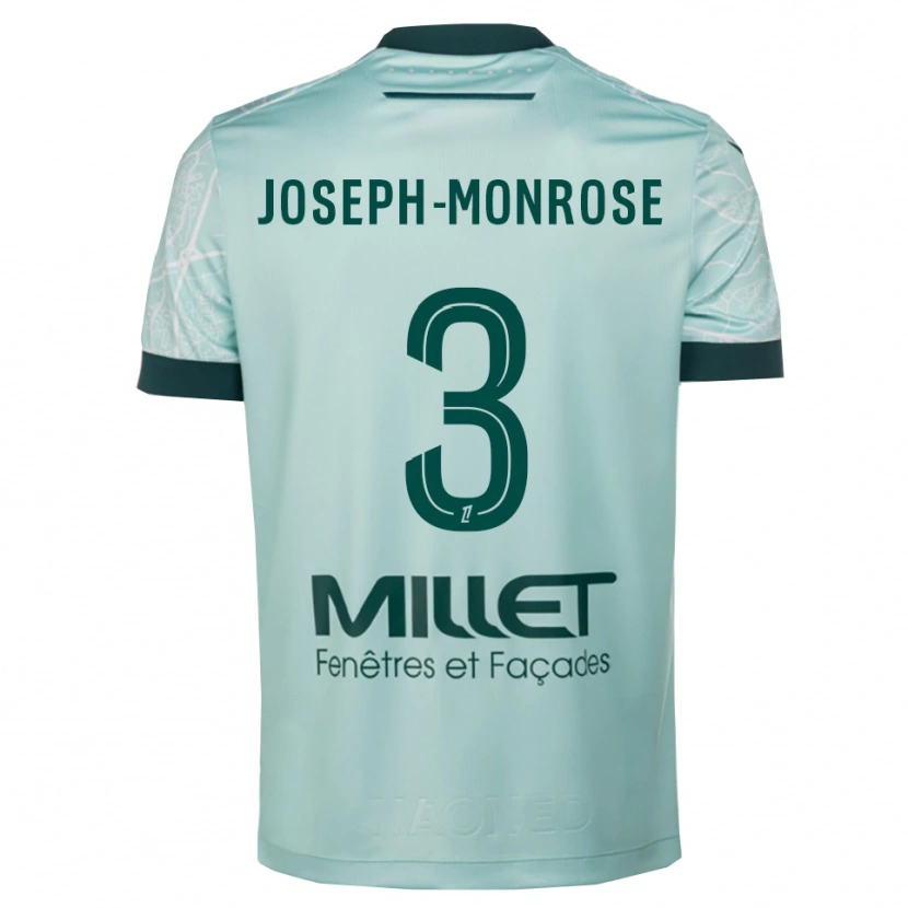 Danxen Herren Florian Joseph-Monrose #3 Grün Weiß Auswärtstrikot Trikot 2025/26 T-Shirt Schweiz