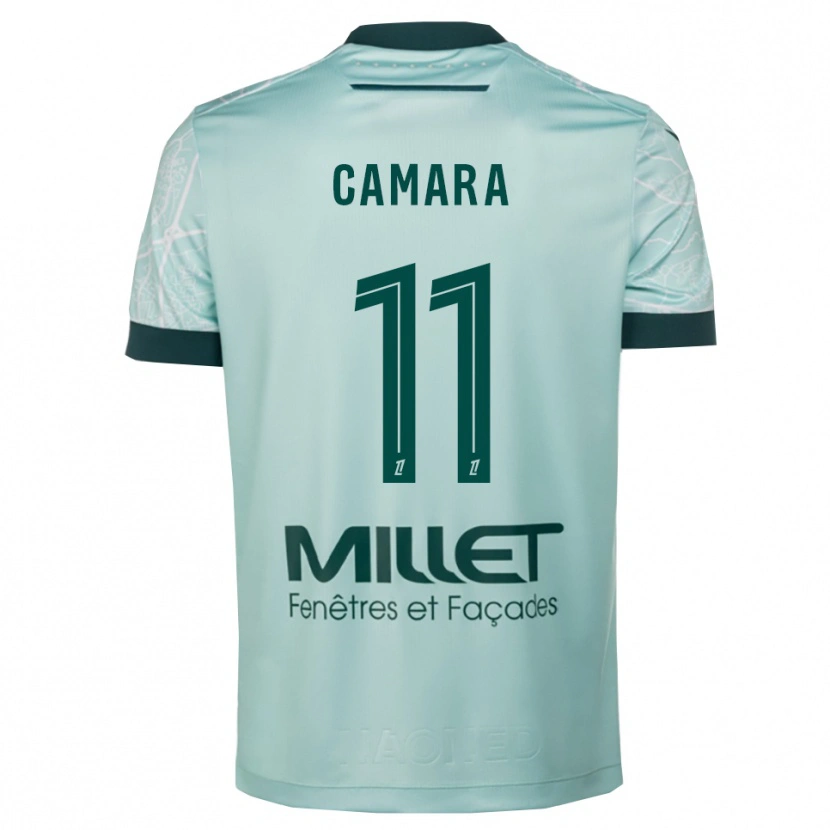 Danxen Herren Aboubacar Camara #11 Grün Weiß Auswärtstrikot Trikot 2025/26 T-Shirt Schweiz
