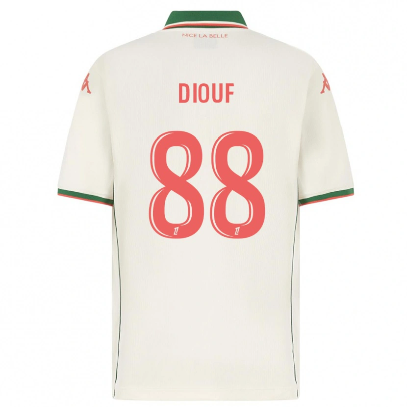 Danxen Herren Yehvann Diouf #88 Weiß Grün Auswärtstrikot Trikot 2025/26 T-Shirt Schweiz