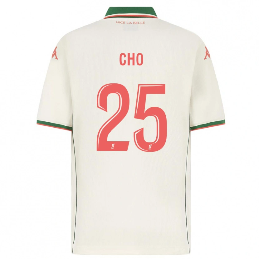Danxen Herren Mohamed-Ali Cho #25 Weiß Grün Auswärtstrikot Trikot 2025/26 T-Shirt Schweiz