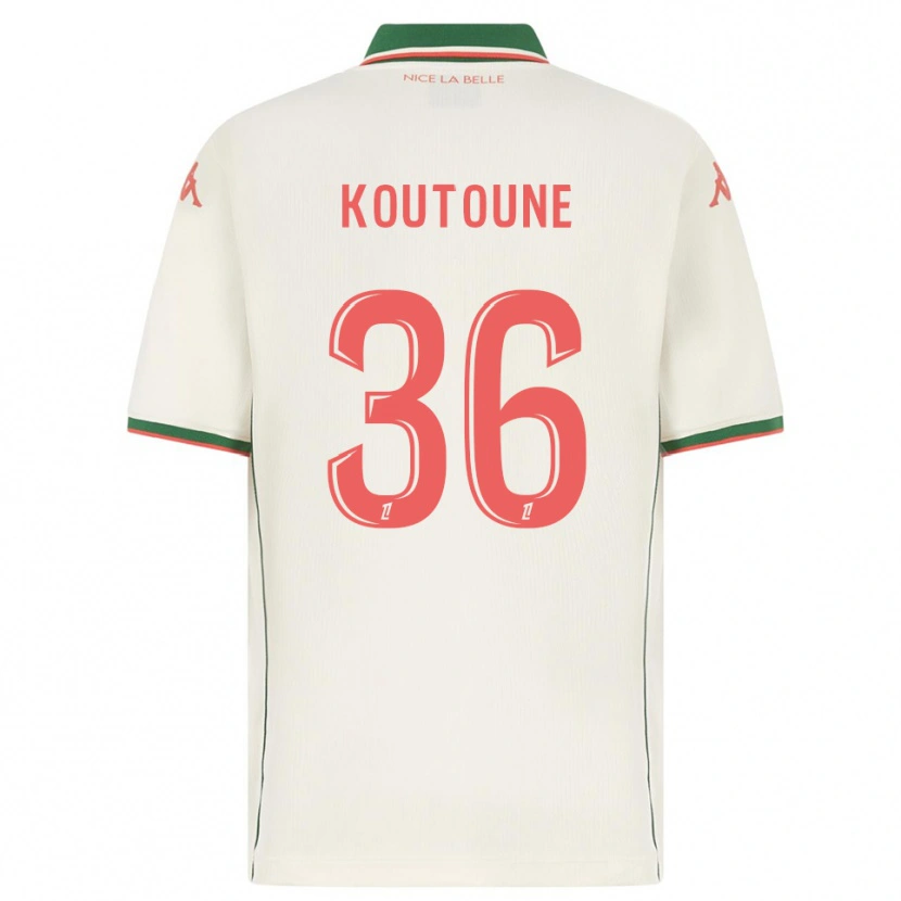 Danxen Herren Hamza Koutoune #36 Weiß Grün Auswärtstrikot Trikot 2025/26 T-Shirt Schweiz