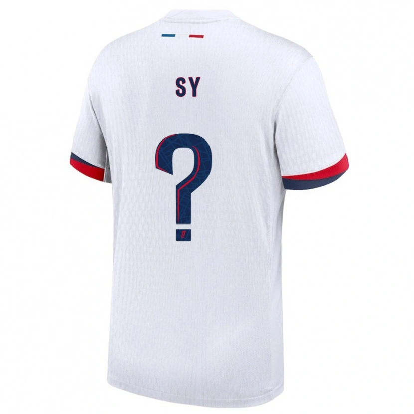 Danxen Herren Bocar Sy #0 Weiß Rot Auswärtstrikot Trikot 2025/26 T-Shirt Schweiz