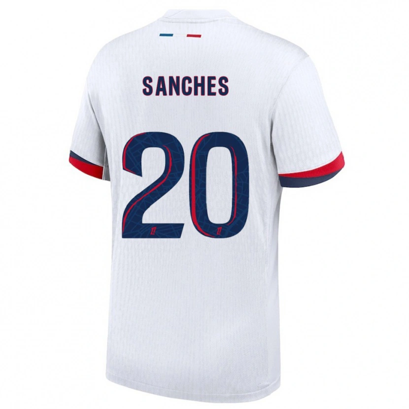 Danxen Herren Cédric Sanches #20 Weiß Rot Auswärtstrikot Trikot 2025/26 T-Shirt Schweiz