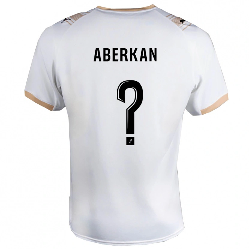 Danxen Herren Yassine Aberkan #0 Weiß Schwarz Auswärtstrikot Trikot 2025/26 T-Shirt Schweiz