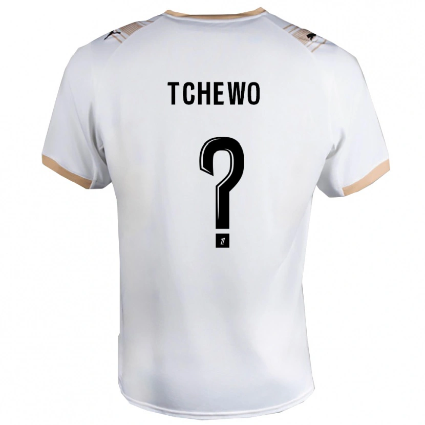 Danxen Herren Ryan Tchapda Tchewo #0 Weiß Schwarz Auswärtstrikot Trikot 2025/26 T-Shirt Schweiz