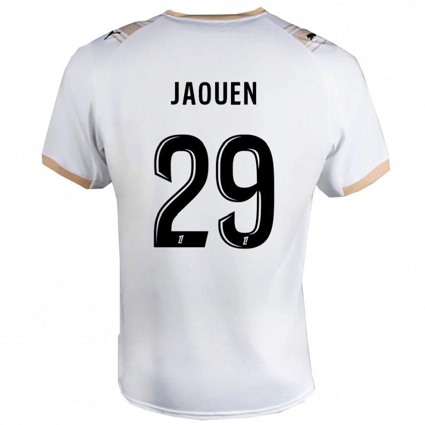 Danxen Herren Ewen Jaouen #29 Weiß Schwarz Auswärtstrikot Trikot 2025/26 T-Shirt Schweiz