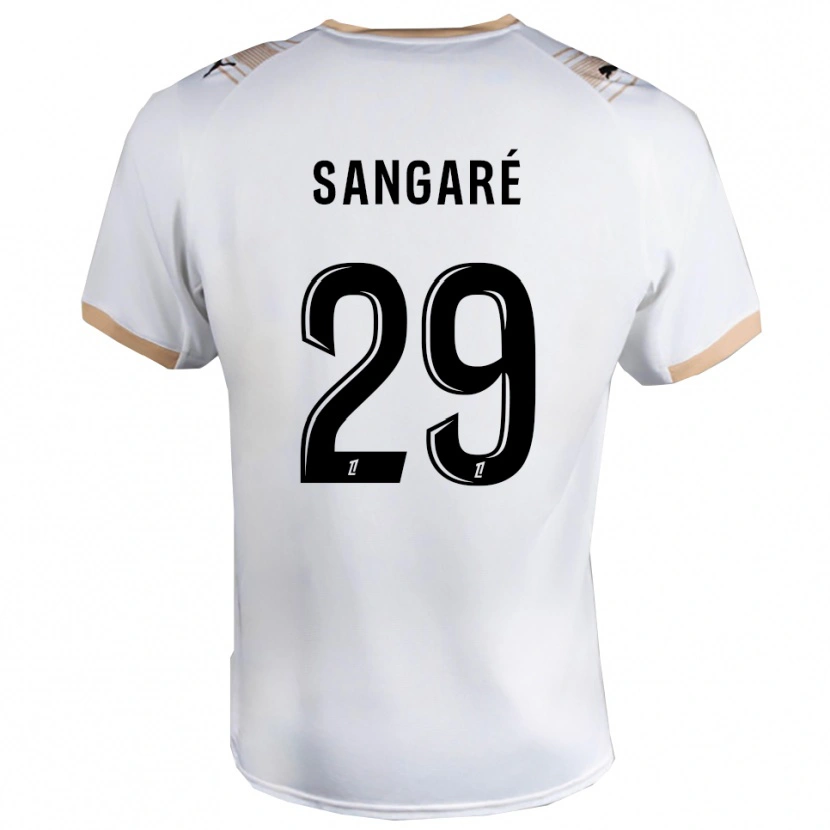 Danxen Herren Hawa Sangaré #29 Weiß Schwarz Auswärtstrikot Trikot 2025/26 T-Shirt Schweiz