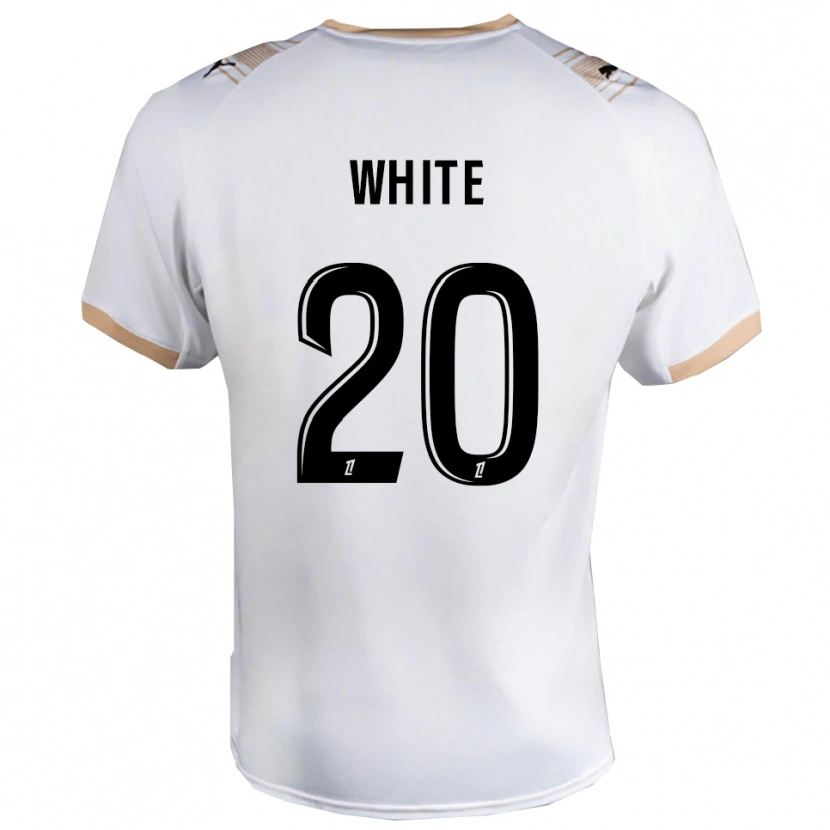 Danxen Herren Morgan White #20 Weiß Schwarz Auswärtstrikot Trikot 2025/26 T-Shirt Schweiz