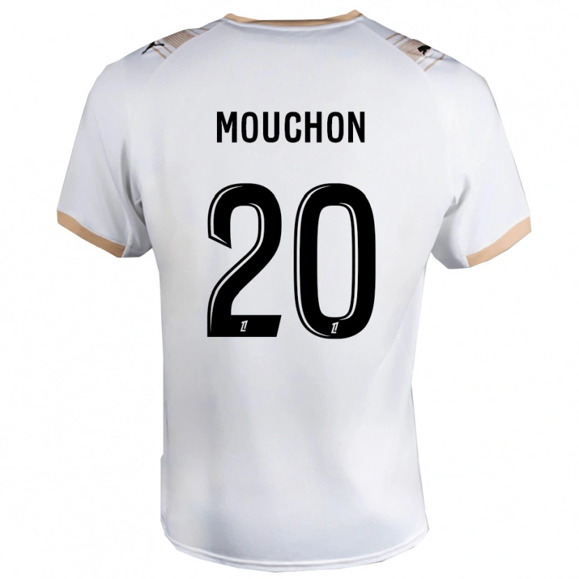 Danxen Herren Noemie Mouchon #20 Weiß Schwarz Auswärtstrikot Trikot 2025/26 T-Shirt Schweiz