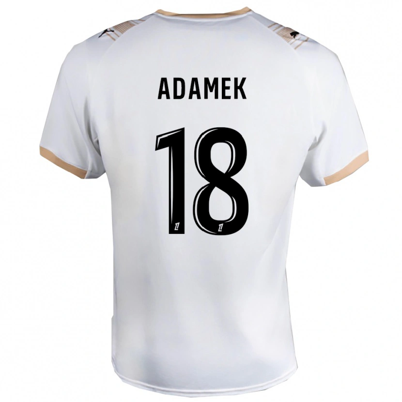 Danxen Herren Kayla Adamek #18 Weiß Schwarz Auswärtstrikot Trikot 2025/26 T-Shirt Schweiz