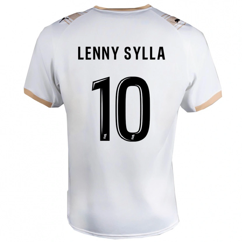 Danxen Herren Lenny Sylla #10 Weiß Schwarz Auswärtstrikot Trikot 2025/26 T-Shirt Schweiz