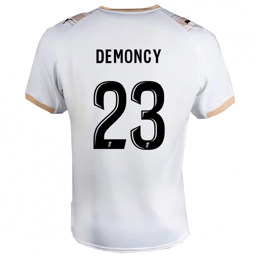 Danxen Herren Yohan Demoncy #23 Weiß Schwarz Auswärtstrikot Trikot 2025/26 T-Shirt Schweiz