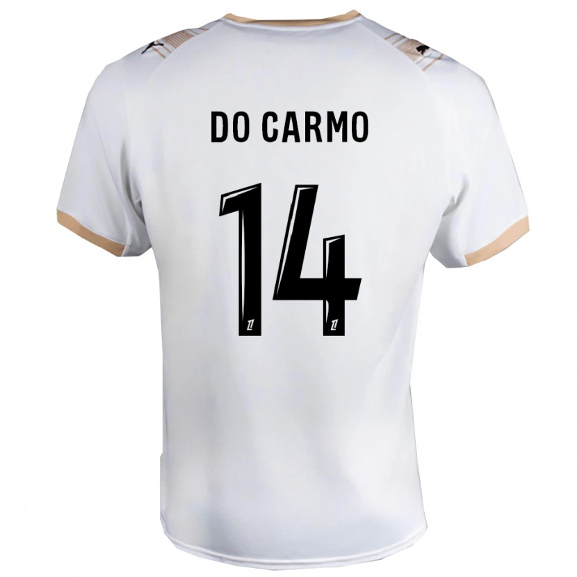 Danxen Herren Sophian Do Carmo #14 Weiß Schwarz Auswärtstrikot Trikot 2025/26 T-Shirt Schweiz