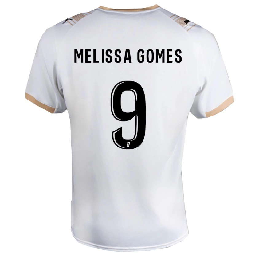 Danxen Herren Melissa Ferreira Gomes #9 Weiß Schwarz Auswärtstrikot Trikot 2025/26 T-Shirt Schweiz