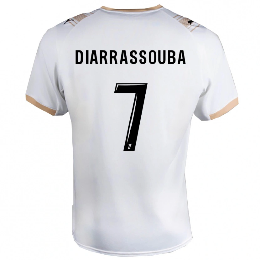 Danxen Herren Tidiane Diarrassouba #7 Weiß Schwarz Auswärtstrikot Trikot 2025/26 T-Shirt Schweiz