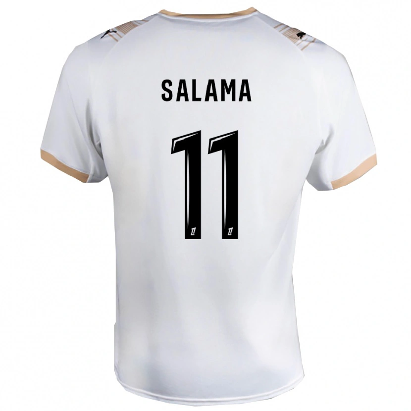 Danxen Herren Amine Salama #11 Weiß Schwarz Auswärtstrikot Trikot 2025/26 T-Shirt Schweiz