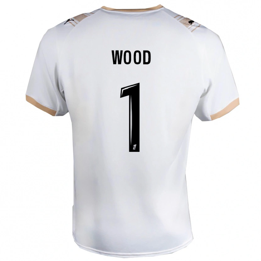 Danxen Herren Mackenzie Wood #1 Weiß Schwarz Auswärtstrikot Trikot 2025/26 T-Shirt Schweiz